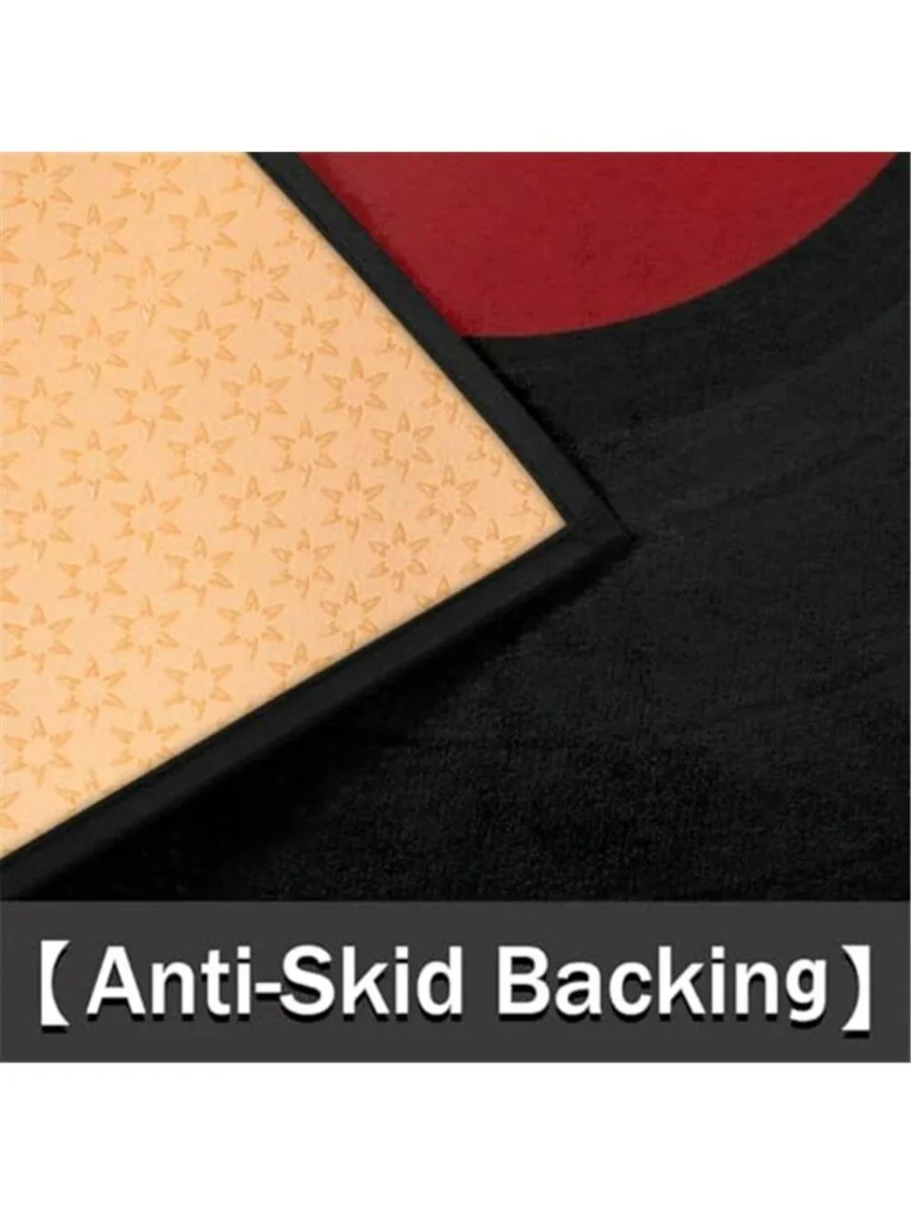 Classic Music Record Disco Half Round Door Mat Non-Slip Soft Doormats for